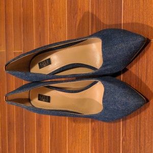 Denim heels size 7